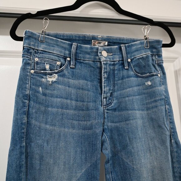 Mother Size 26 The Looker in Graffiti Girl Destroyed Skinny Jean - Picture 12 of 14